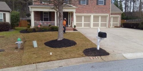 Landscaping, Landscaping Contractor, Mulching Installation, Flower Beds